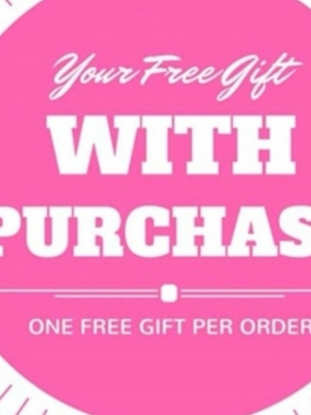 Pink Women Bath & Body Promotional Gift - Free With Purchase